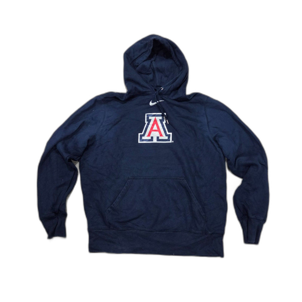 Nike Arizona Wildcats Hoodie Men’s Large Navy NCAA College Pullover Sweatshirt